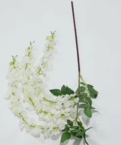 Inspire Me! Home Decor White Wisteria Stem Floral Stems