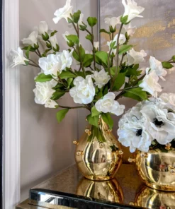 Inspire Me! Home Decor 24" Real Touch White Gardenia Stem