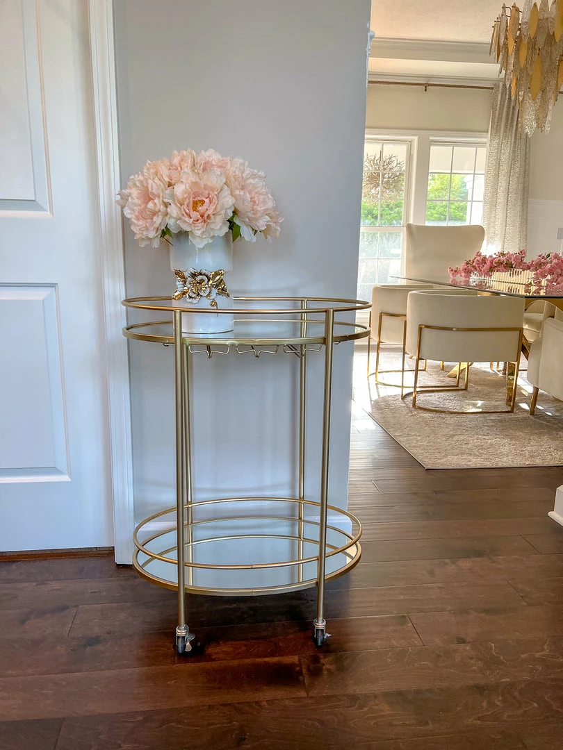 Inspire Me! Home Decor Gold Two-Tiered Cart 3 Inspire Me! Home Decor Gold Two-Tiered Cart