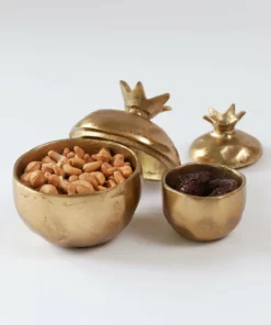 Inspire Me! Home Decor Gold Fruit Serving Dish (2 Sizes)