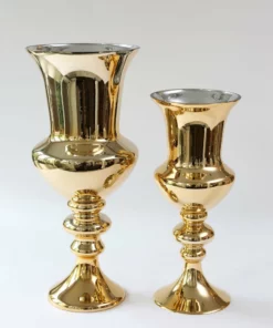 Inspire Me! Home Decor Detailed Stem Vase (2 Colors & 2 Sizes)