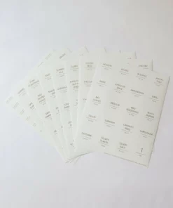 Inspire Me! Home Decor Gold Square Spice Labels