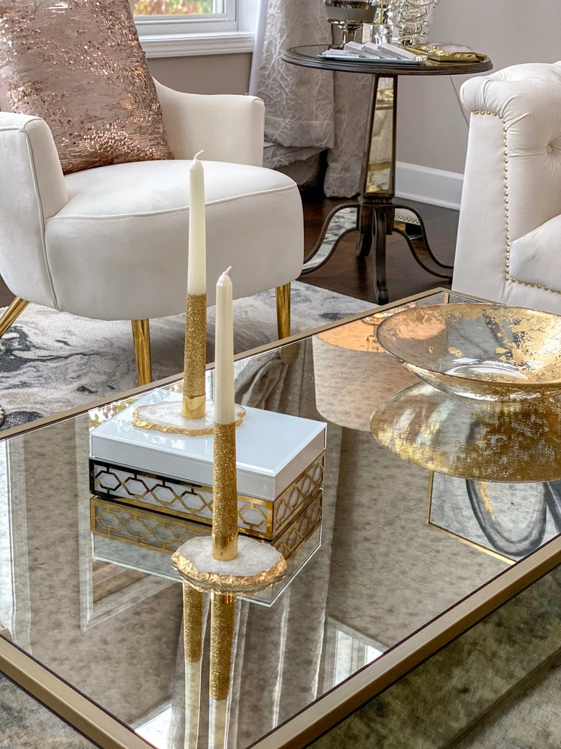 Inspire Me! Home Decor Agate Candle Holder 5 Inspire Me! Home Decor Agate Candle Holder