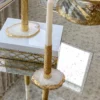 Inspire Me! Home Decor Agate Candle Holder