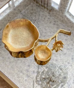 Inspire Me! Home Decor Double Flower Bowl