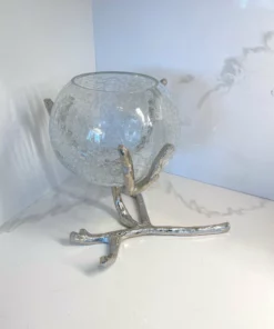 Inspire Me! Home Decor Large Branch Vase With Crackled Glass (2 Colors)