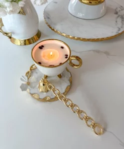 Inspire Me! Home Decor Round Trivet With White Jeweled Flower Details 15 Inspire Me! Home Decor Round Trivet With White Jeweled Flower Details