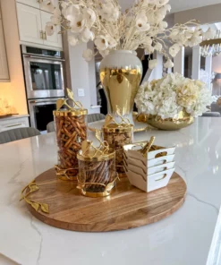 Inspire Me! Home Decor Large Wood Charcuterie Board Leaf Design (2 Styles)