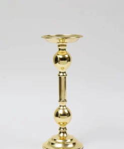 Inspire Me! Home Decor Gold Bead Detailed Candleholder (3 Sizes)