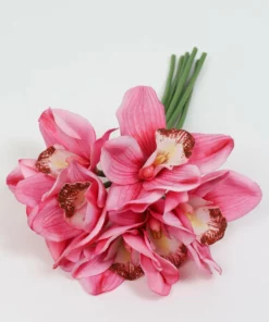 Inspire Me! Home Decor Real Touch Cymbidium Bundle (2 Colors)