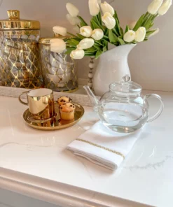 Inspire Me! Home Decor Glass Teapot With Loose Tea Infuser KITCHEN