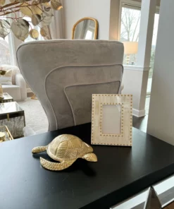 Inspire Me! Home Decor Metal Gold Turtle