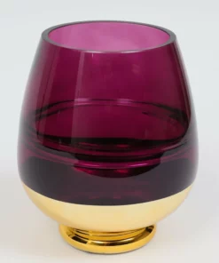 Inspire Me! Home Decor Purple And Gold Vase