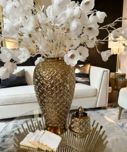 Inspire Me! Home Decor Gold Ginger Jar Lattice Design (2 Sizes) 11 Inspire Me! Home Decor Gold Ginger Jar Lattice Design (2 Sizes)