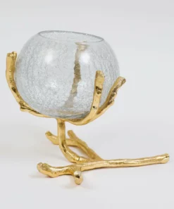 Inspire Me! Home Decor Large Branch Vase With Crackled Glass (2 Colors)