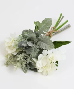 Inspire Me! Home Decor 11.5" Mixed White Hydrangea Bundle