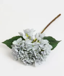 Inspire Me! Home Decor 19" Blue/Grey Hydrangea Stem