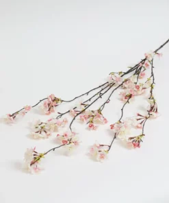 Inspire Me! Home Decor Floral Stems 58" Pink And White Cascading Cherry Blossom Stem
