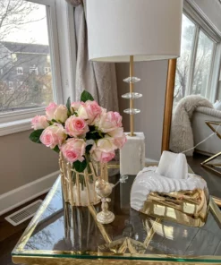 Inspire Me! Home Decor 12" Real Touch Rose Bundle (3 Colors)