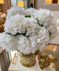 Inspire Me! Home Decor 23.5" Real Touch White Hydrangea 12 Inspire Me! Home Decor 23.5