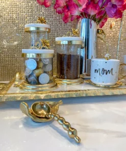 Inspire Me! Home Decor Gold Leaf Spoon Rest