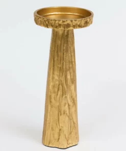 Inspire Me! Home Decor Gold Metal Branch Pedestal Candle Holder (2 Sizes)