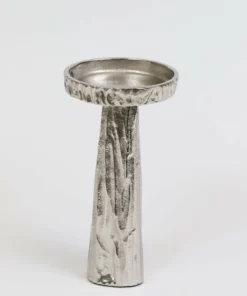 Inspire Me! Home Decor Silver Branch Pedestal Candle Holder (2 Sizes)