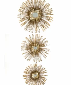 Inspire Me! Home Decor Gold Metal Wall Decor WALL ART & MIRRORS