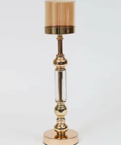 Inspire Me! Home Decor Classic Elegant Hurricane Candle Sticks (Set Of 3)