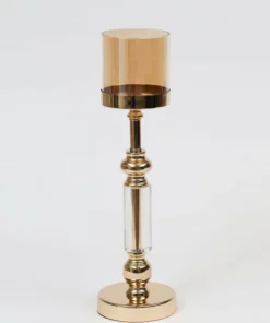 Inspire Me! Home Decor Classic Elegant Hurricane Candle Sticks (Set Of 3)