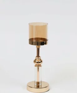 Inspire Me! Home Decor Classic Elegant Hurricane Candle Sticks (Set Of 3)