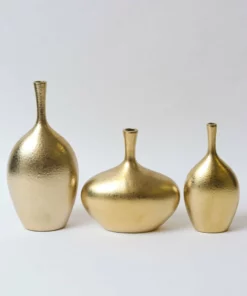 Inspire Me! Home Decor Slim Neck Hammered Texture Vase (3 Sizes)