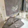 Inspire Me! Home Decor BATHROOM Granite Towel With Leaf & Vine Pattern (3 Sizes) 2 Inspire Me! Home Decor BATHROOM Granite Towel With Leaf & Vine Pattern (3 Sizes)