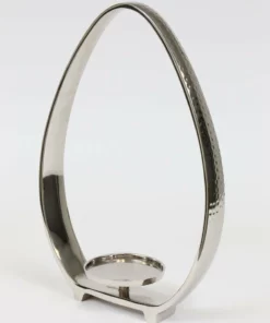 Inspire Me! Home Decor Silver Teardrop Candle Holders (2 Sizes)