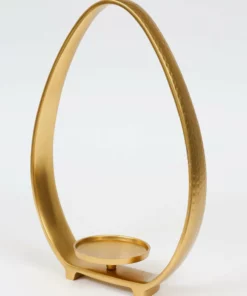 Inspire Me! Home Decor Gold Teardrop Candle Holders (2 Sizes)