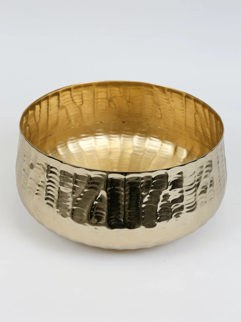 Inspire Me! Home Decor Wide Rimmed Gold Bowl (2 Sizes) 7 Inspire Me! Home Decor Wide Rimmed Gold Bowl (2 Sizes)