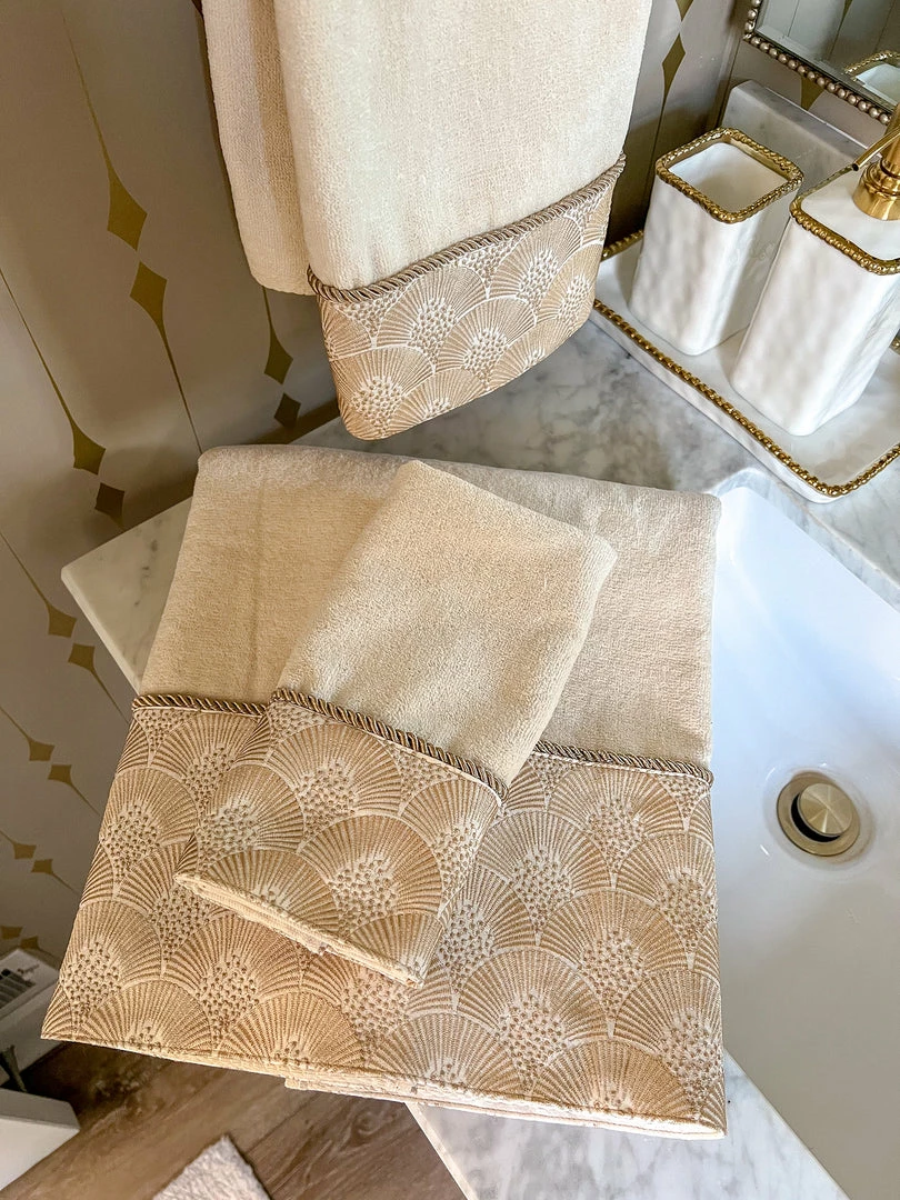 Inspire Me! Home Decor Decorative Shell Towel (2 Colors, 3 Styles) 5 Inspire Me! Home Decor Decorative Shell Towel (2 Colors, 3 Styles)