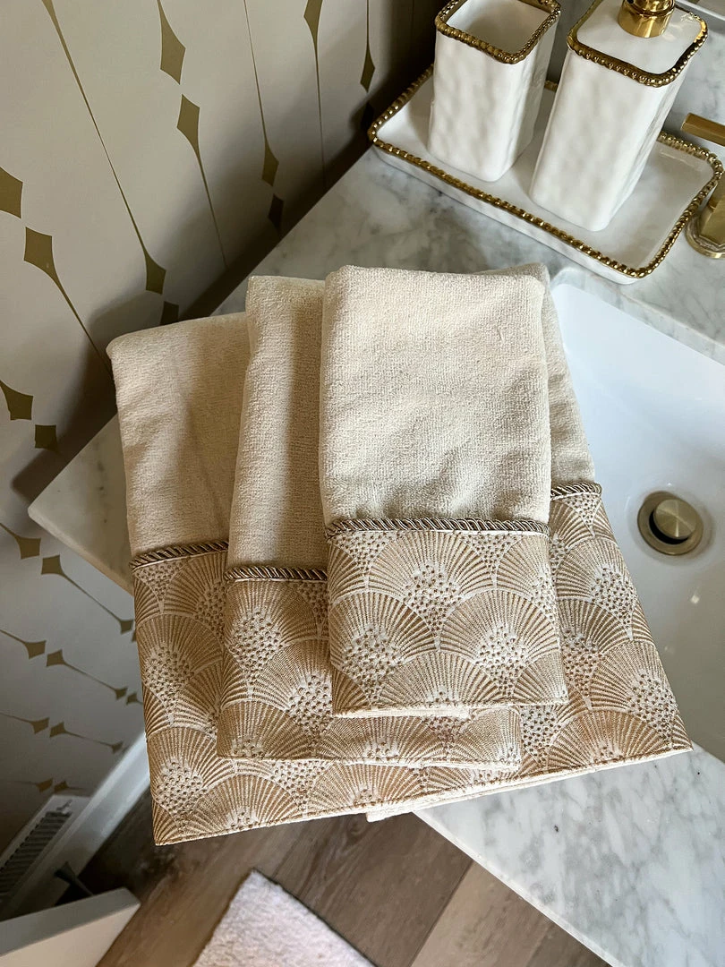 Inspire Me! Home Decor Decorative Shell Towel (2 Colors, 3 Styles) 7 Inspire Me! Home Decor Decorative Shell Towel (2 Colors, 3 Styles)