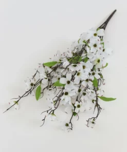 Inspire Me! Home Decor White Dogwood Bloom Stem