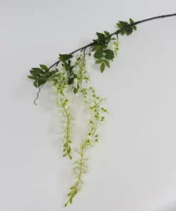 Inspire Me! Home Decor White Japanese Wisteria Stem