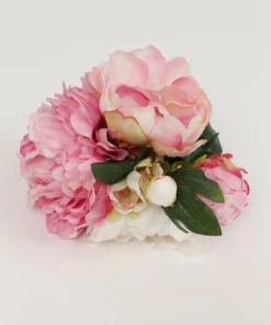Inspire Me! Home Decor Fuchsia/Cream Peony Bundle