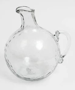 Inspire Me! Home Decor Pebbled Glass Globe Pitcher