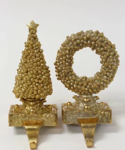 Inspire Me! Home Decor Gold Stocking Holders (2 Styles)