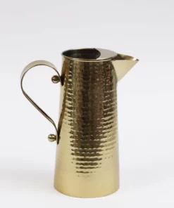 Inspire Me! Home Decor Gold Hammered Texture Pitcher (2 Sizes)
