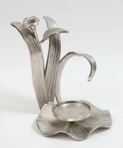 Inspire Me! Home Decor Large Flower Hurricane Candle Holder (2 Colors)