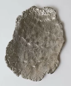 Inspire Me! Home Decor Metal Textured Edge Tray (2 Colors) Gold