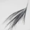 Inspire Me! Home Decor Black & Silver Glitter Faux Feathers Stem