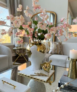 Inspire Me! Home Decor 39" Pink Lantern Flower Stem 9 Inspire Me! Home Decor 39