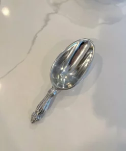 Inspire Me! Home Decor 7" Silver Ribbed Scoop