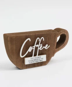 Inspire Me! Home Decor WALL ART & MIRRORS Coffee Mug Sign (3 Styles)